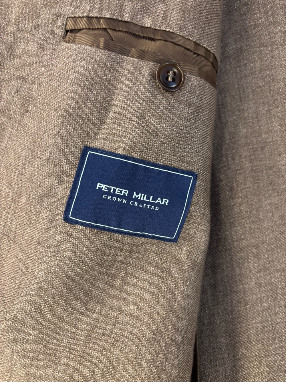 Peter Millar Crown Crafted Men’s Size 42L  100% Linen Blazer MS23XJ09 Preppy - Picture 6 of 12